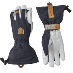 Hestra Army Leather Patrol Gauntlet Glove in Navy